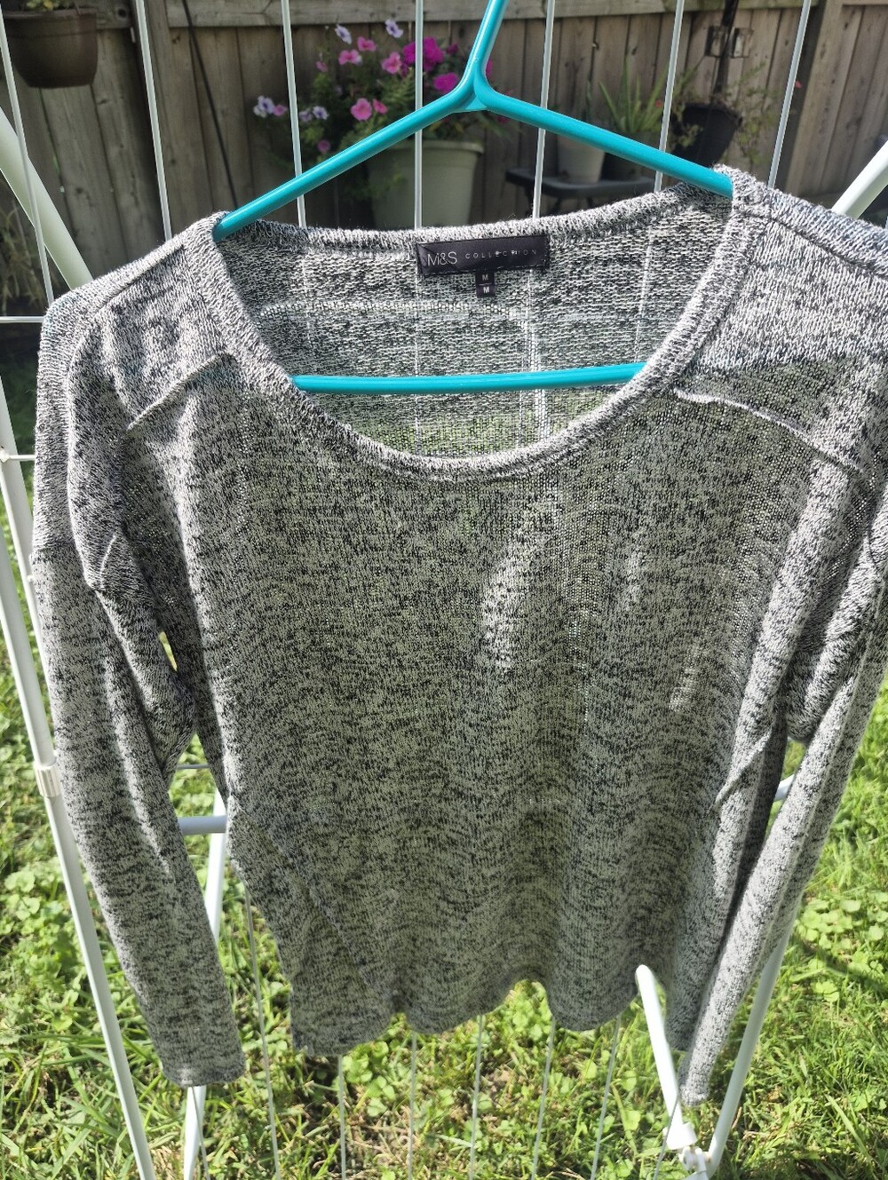 Tribal Gray Marled Crewneck Sweatshirt